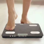 FitSmart Electronic Floor Body Scale Black Digital LCD Glass Tracker Bathroom 19
