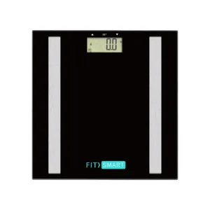 FitSmart Electronic Body Fat Scale Black 7 in 1 Body Analyser LCD Glass Tracker 15