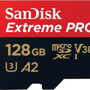 SANDISK 128GB SanDisk Extreme Pro microSDHC SQXCY V30 U3 C10 A2 UHS-1 170MB/s R 90MB/s W 4×6 SD Adaptor Android Smartphone Action Camera Drones 3