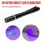 Mini UV 395nm Inspection Pen Torch Ultra Violet Flashlight Pocket Lamp Fluoresce 13