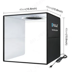 30CM Portable Photo Studio LED Light Tent Bar Cube Soft Box Room Photography 24
