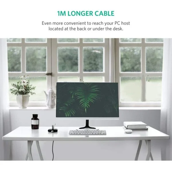 UGREEN USB 3.0 4 Ports Hub Black 50CM (20290) - Image 5
