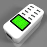 8 port USB Desktop Charger 5V/8A Multi Smart Fast Charging Station With LCD Display 10