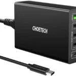 CHOETECH Q34U2Q 5-Port 60W PD Charger with 30W Power Delivery and 18W Quick Charge 3.0