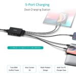 CHOETECH Q34U2Q 5-Port 60W PD Charger with 30W Power Delivery and 18W Quick Charge 3.0 16