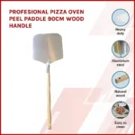 Profesional Pizza Oven Peel Paddle 90cm Wood Handle 20