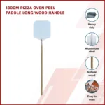 130cm Pizza Oven Peel Paddle Long Wood Handle 18