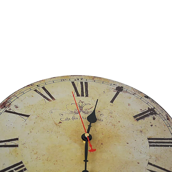 Large Vintage Wall Clock Kitchen Office Retro Timepiece - Image 5