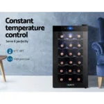 Devanti Wine Cooler 18 Bottles Glass Door Beverage Cooler Thermoelectric Fridge Black 23 Devanti Wine Cooler 18 Bottles Glass Door Beverage Cooler Thermoelectric Fridge Black - Image 6