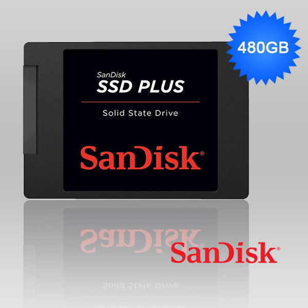 SanDisk SSD Plus 480GB 2.5 inch SATA III SSD SDSSDA-480G 6