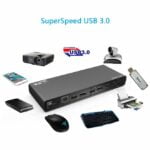 Wavlink USB-C Ultra 5K Laptop Docking Station with 6x USB3.0, 4K Dual Video Outputs, Gigabit Ethernet, Audio WS-UG69DK1 13