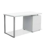 Artiss Metal Desk with 3 Drawers – White 14