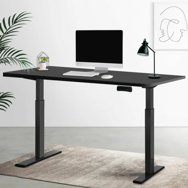 Artiss Standing Desk Electric Height Adjustable Sit Stand Desks Black 140cm 17