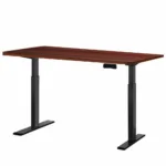 Artiss Standing Desk Electric Adjustable Sit Stand Desks Black Walnut 140cm 18