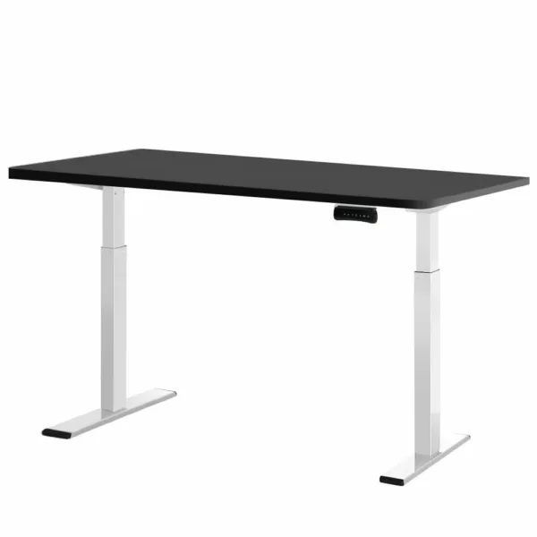 Artiss Standing Desk Electric Adjustable Sit Stand Desks White Black 140cm 10