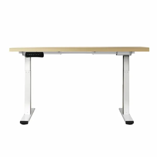 Artiss Standing Desk Electric Height Adjustable Sit Stand Desks White Oak 140cm 13