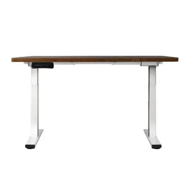 Artiss Standing Desk Electric Adjustable Sit Stand Desks White Brown 140cm 14