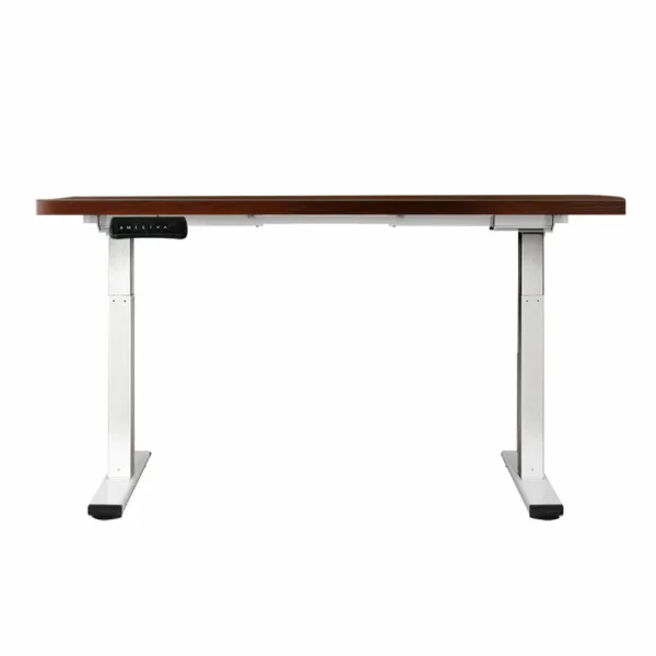 Artiss Standing Desk Electric Adjustable Sit Stand Desks White Walnut 140cm 13
