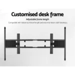 Artiss Electric Standing Desk Height Adjustable Sit Stand Desks Table Black 23