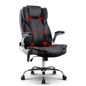 Artiss Massage Office Chair Gaming Computer Seat Recliner Racer Red 21