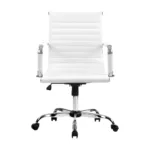 Artiss Gaming Office Chair Computer Desk Chairs Home Work Study White Mid Back 20