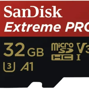 SANDISK 32GB SanDisk Extreme Pro microSDHC SQXCG V30 U3 C10 A1 UHS-1 100MB/s R 90MB/s W 4×6 SD Adaptor Android Smartphone Action Camera Drones