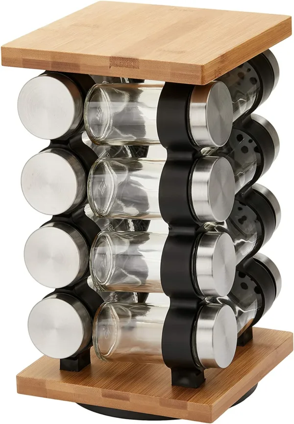 Spice Rack Organizer with 12 Pieces Jars for Kitchen 7