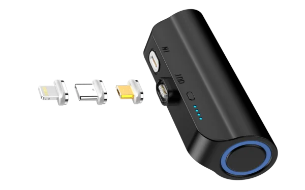 CHOETECH B660-BK 3000mAh Mini Power Bank with 3 Magnetic Connectors (Black) Power Bank EZ SHOP 9
