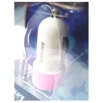 Huntkey Compact Car Charger Pink 12