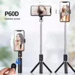 TEQ P60 Bluetooth Selfie Stick + Tripod with Remote (Stainless Steel) 10