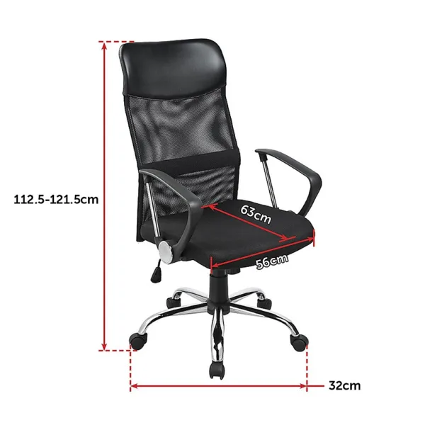 Ergonomic Mesh PU Leather Office Chair 17