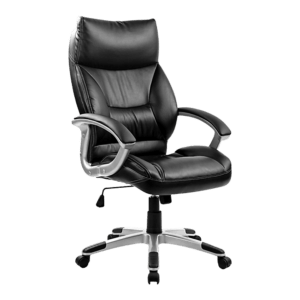 PU Leather Office Chair Executive Padded Black 17