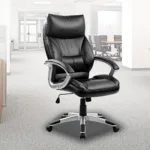 PU Leather Office Chair Executive Padded Black 19