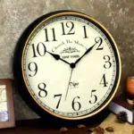 Wall Clock Large 41cm Silent Home Wall Decor Retro Clock for Living Room Kitchen Home Office 14