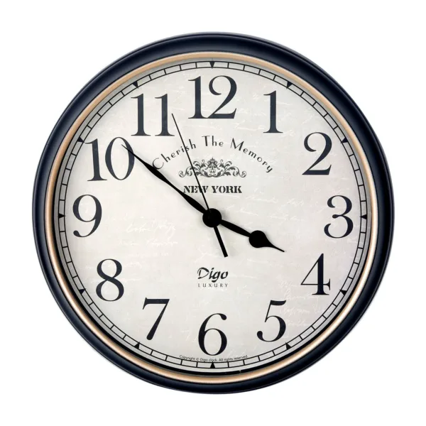 Wall Clock Large 41cm Silent Home Wall Decor Retro Clock for Living Room Kitchen Home Office 9