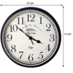 Wall Clock Large 41cm Silent Home Wall Decor Retro Clock for Living Room Kitchen Home Office 18