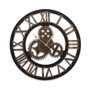 Wall Clock Large 41cm Silent Home Wall Decor Retro Clock for Living Room Kitchen Home Office 20