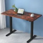 Artiss Standing Desk Motorised Rustic Brown 120CM 22 Artiss Standing Desk Motorised Rustic Brown 120CM - Image 7