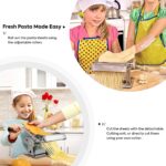 Pasta Maker Manual Steel Machine with 8 Adjustable Thickness Settings Kitchen EZ SHOP 18