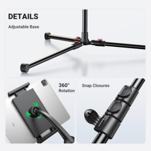 UGREEN 15647 2-in-1 Tablet (Max 12.9 inch) + Phone (Max 7.2 inch) Tripod Stand Photography EZ SHOP 3