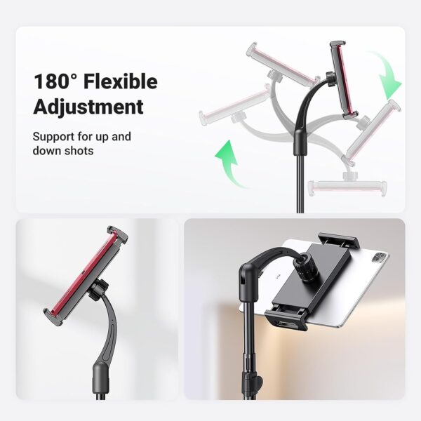 UGREEN 15647 2-in-1 Tablet (Max 12.9 inch) + Phone (Max 7.2 inch) Tripod Stand Photography EZ SHOP 13