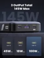 UGREEN 90597A 145W 25000mAh Power Bank for Laptop 26 UGREEN 90597A 145W 25000mAh Power Bank for Laptop - Image 7