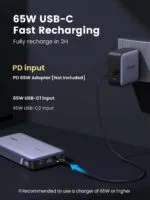 UGREEN 90597A 145W 25000mAh Power Bank for Laptop 28 UGREEN 90597A 145W 25000mAh Power Bank for Laptop - Image 9