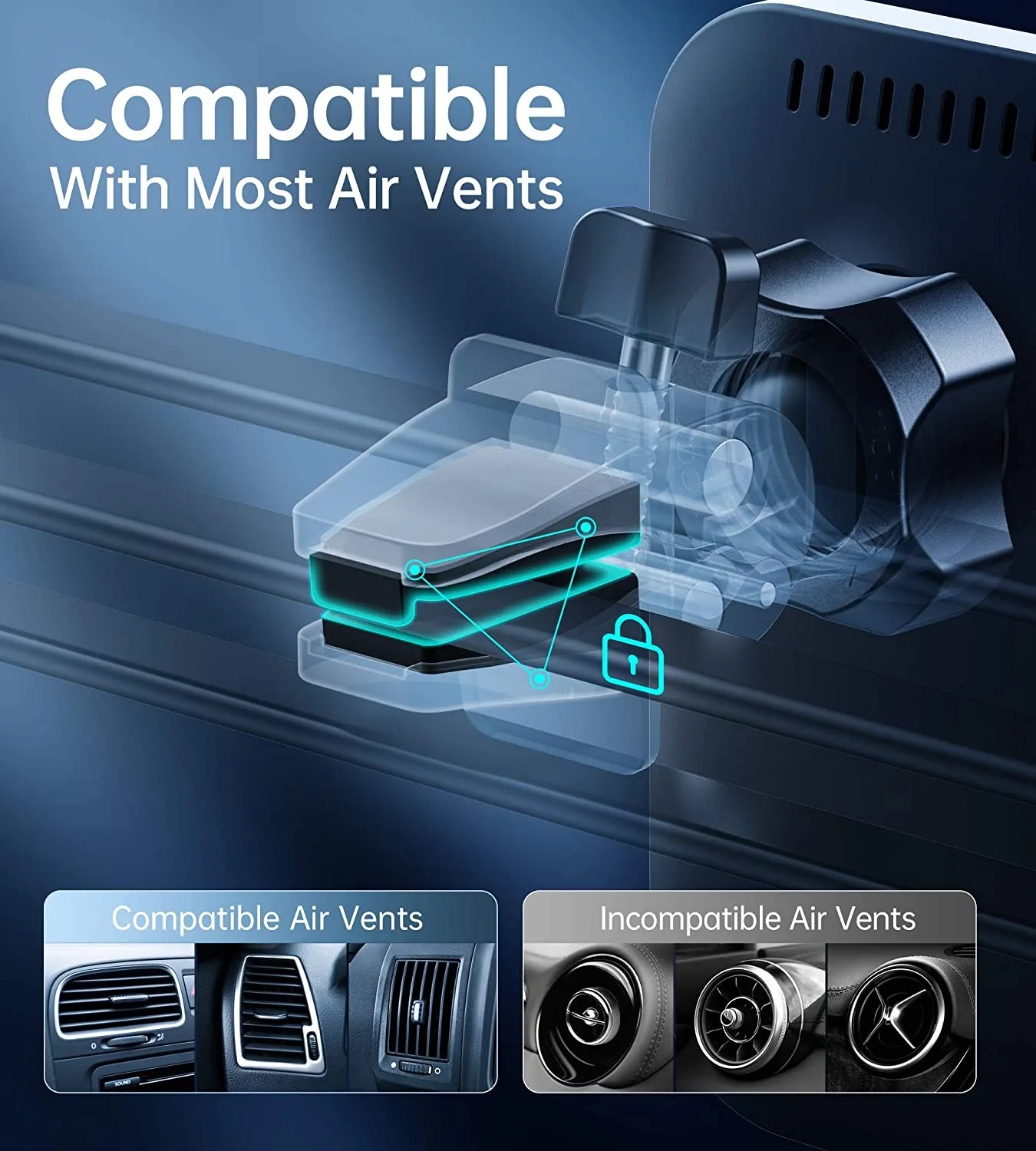 CHOETECH T200F-201 15W MagLeap Magnetic Wireless Car Charger Holder with 1M Cable - Image 7