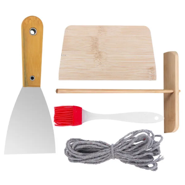 40cm Seasoned Cast Iron Induction Crepes Pan Baking Pancake Tool Pizza Bakeware - Image 2