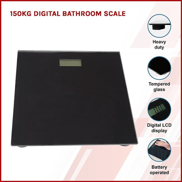 150KG Digital Bathroom Scale Health and Fitness EZ SHOP 11