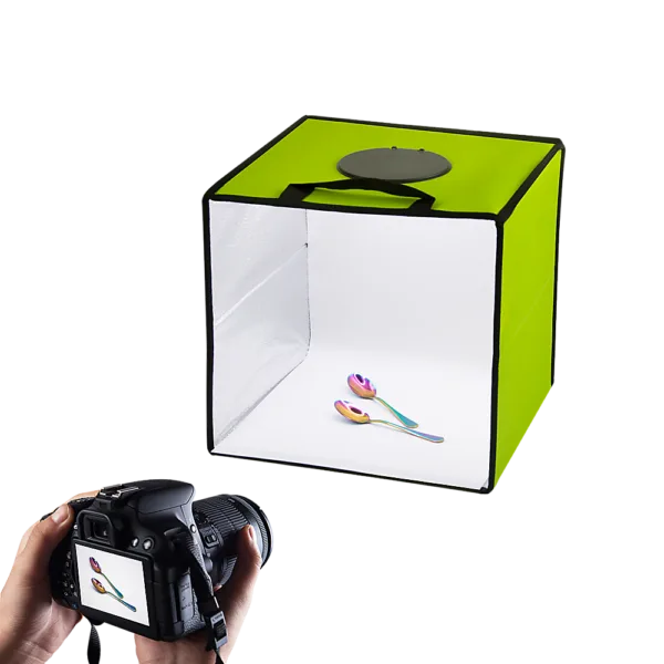 12'' LED Light Room Photo Studio Photography Lighting Tent Kit Backdrop Cube Box - Image 4