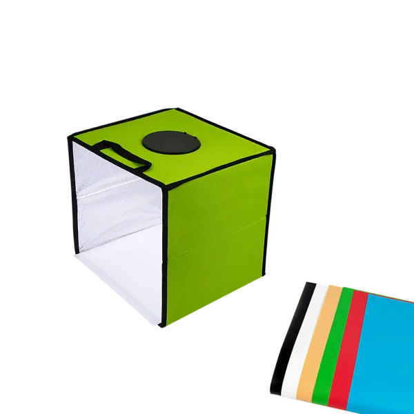 12'' LED Light Room Photo Studio Photography Lighting Tent Kit Backdrop Cube Box - Image 6