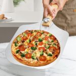 Metal Pizza Peel with Foldable Wood Handle Pizza EZ SHOP 16