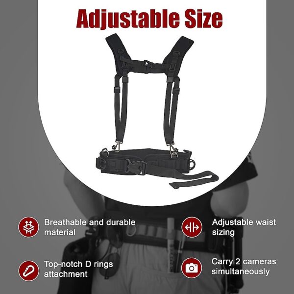 Electronics Accessories Bundle Waistband Shoulders Strap Kit SLR/DSLR Cameras Photography EZ SHOP 21